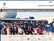Tablet Screenshot of cumbresleon.com